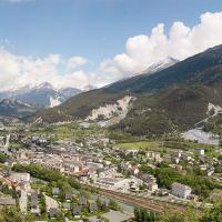 Modane depuis le fort de Replaton