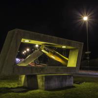 Rond point Opinel à St jean de Mnne